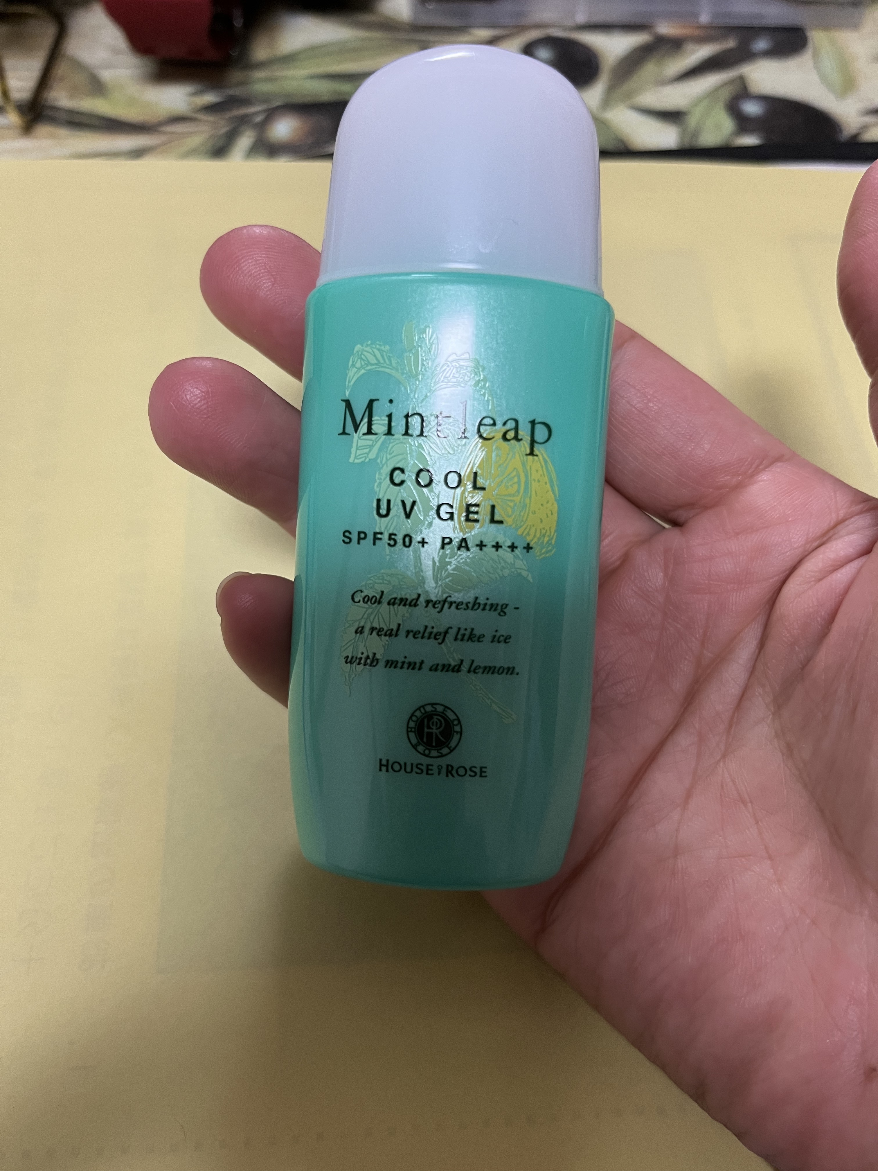ミントリープ クール UVジェル/ハウス オブ ローゼ/日焼け止めジェルを使ったクチコミ（1枚目）