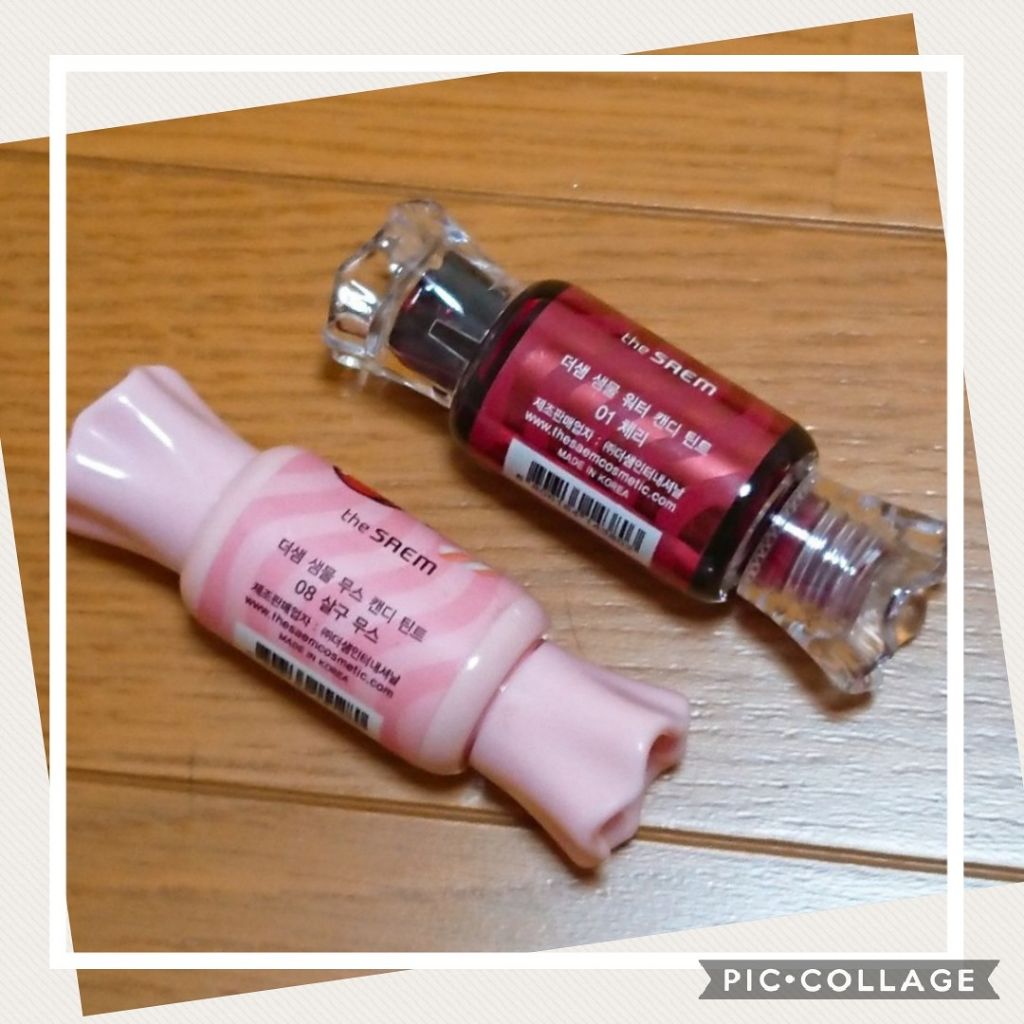 ムース キャンディー ティント/the SAEM/リップティントを使ったクチコミ（2枚目）