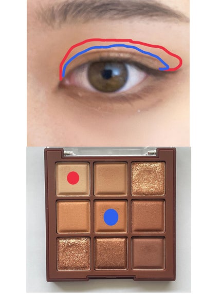 シャドウパレット/dasique/アイシャドウパレットを使ったクチコミ(4枚目)