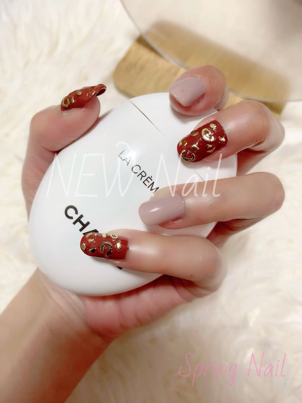 ネイルシール/セリア/ネイルシールを使ったクチコミ（1枚目）