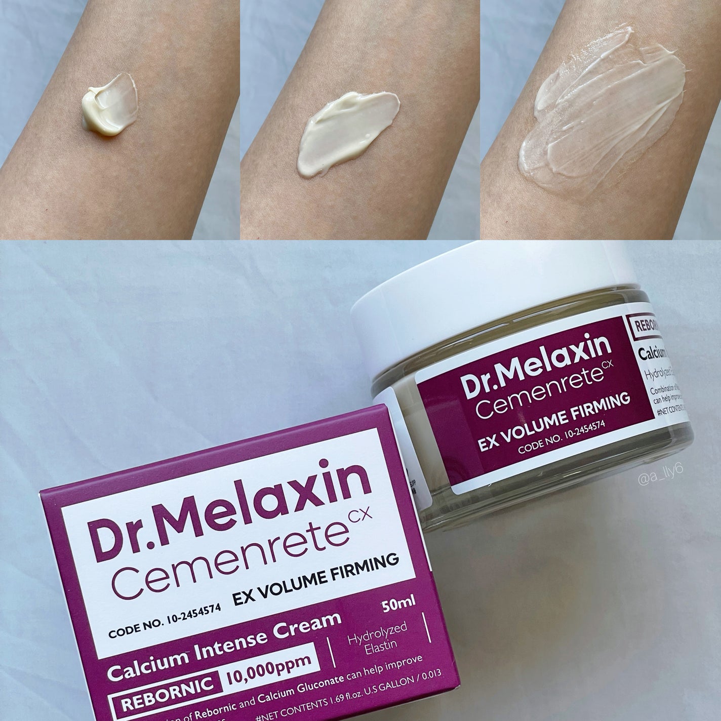 Cemenrete Calcium Intense Cream/Dr.Melaxin/フェイスクリームを使ったクチコミ(4枚目)