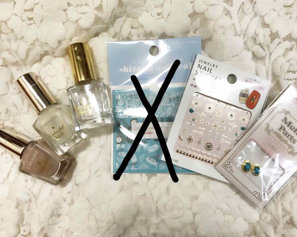 ネイルパーツ/セリア/ネイルチップ・パーツを使ったクチコミ（3枚目）