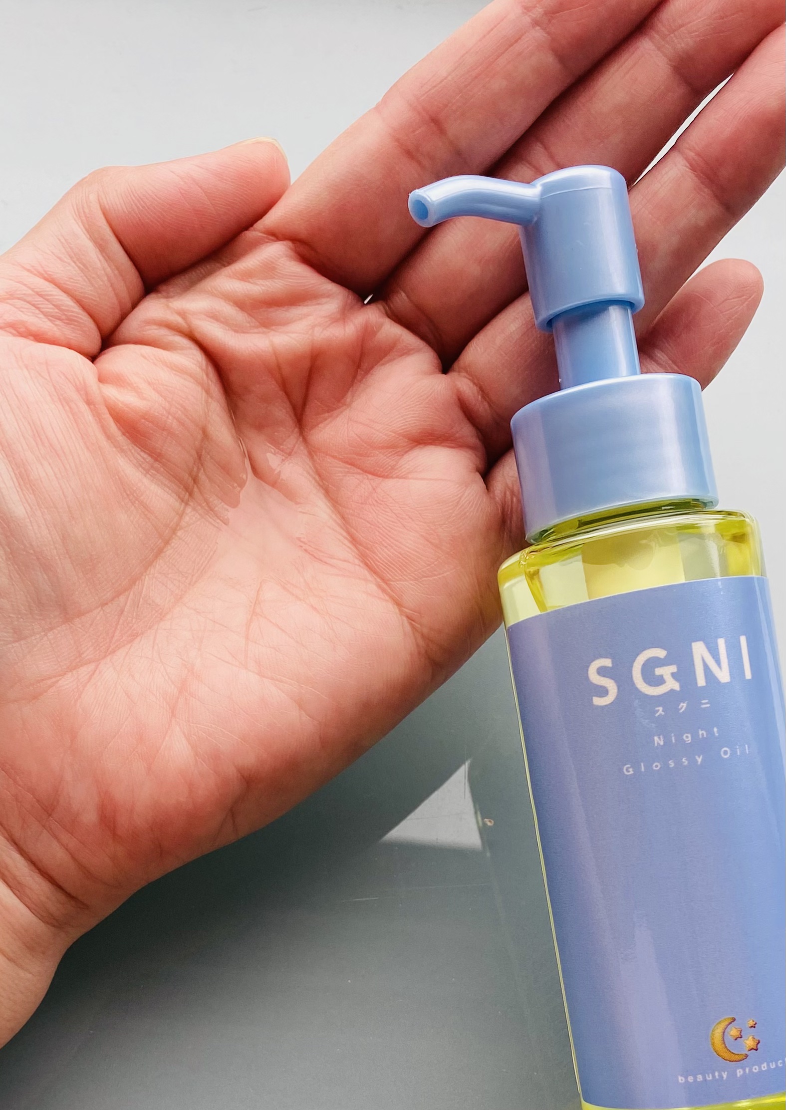 スグニ グロッシーオイル/SGNI/ヘアオイルを使ったクチコミ（2枚目）