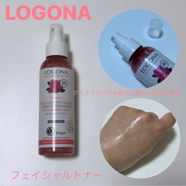 ロゴナ リフレッシング フェイシャルトナー ローズのクチコミ「
▪️LOGONA▪️
•リフレッシングフェイシャルトナー


•石油由来成分フリー
•石油由.....」（1枚目）