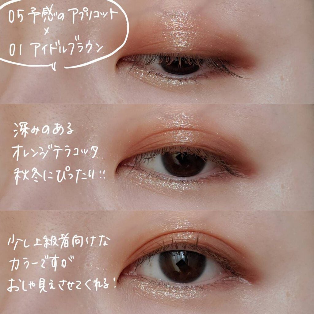 THE アイパレR/b idol/アイシャドウパレットを使ったクチコミ(9枚目)