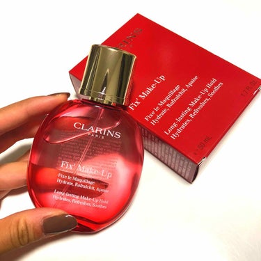 フィックス メイクアップ/CLARINS/ミスト状化粧水を使ったクチコミ（1枚目）