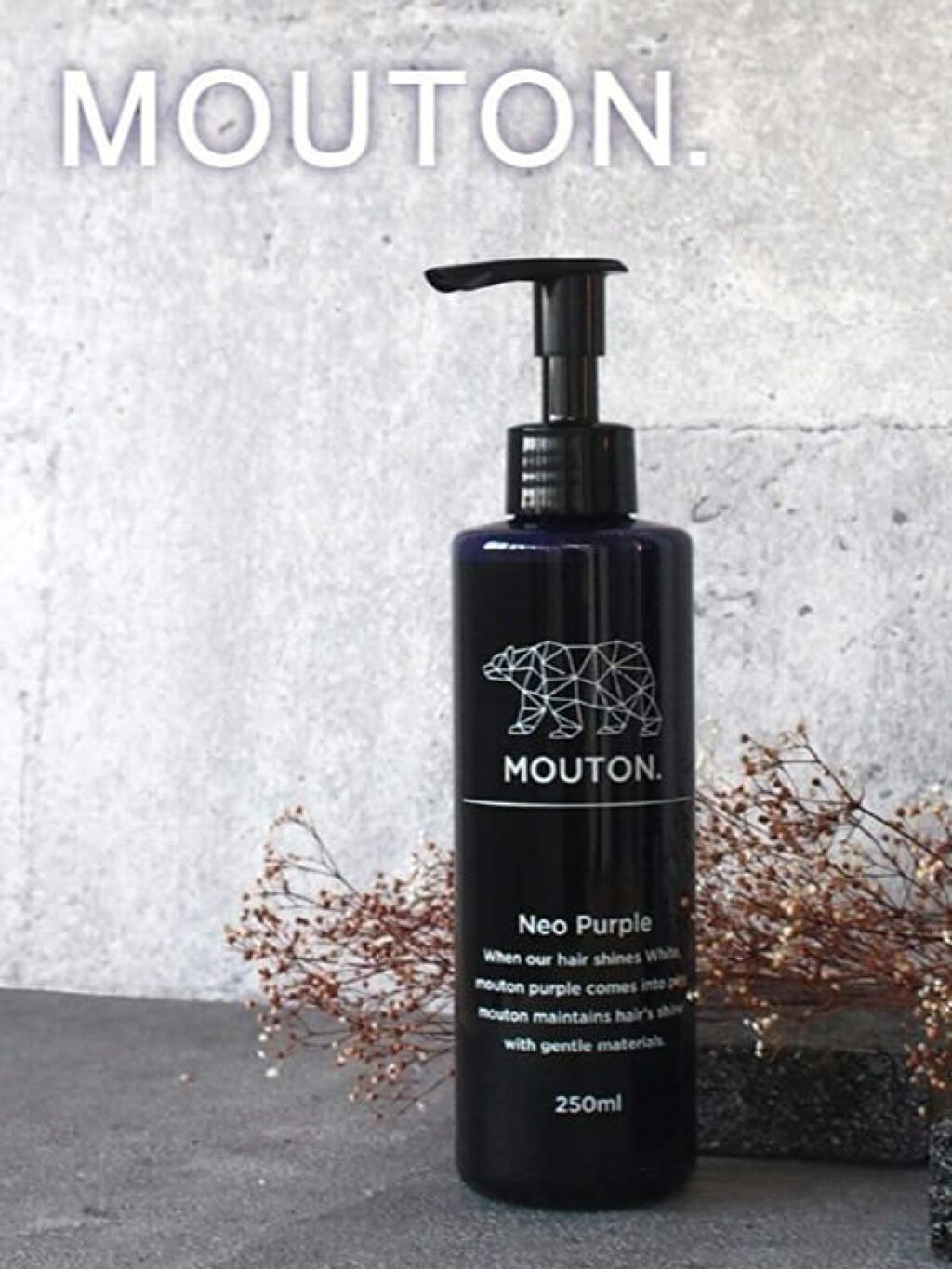 ネオムラサキシャンプー　パープル/MOUTON/サロンシャンプーを使ったクチコミ（1枚目）