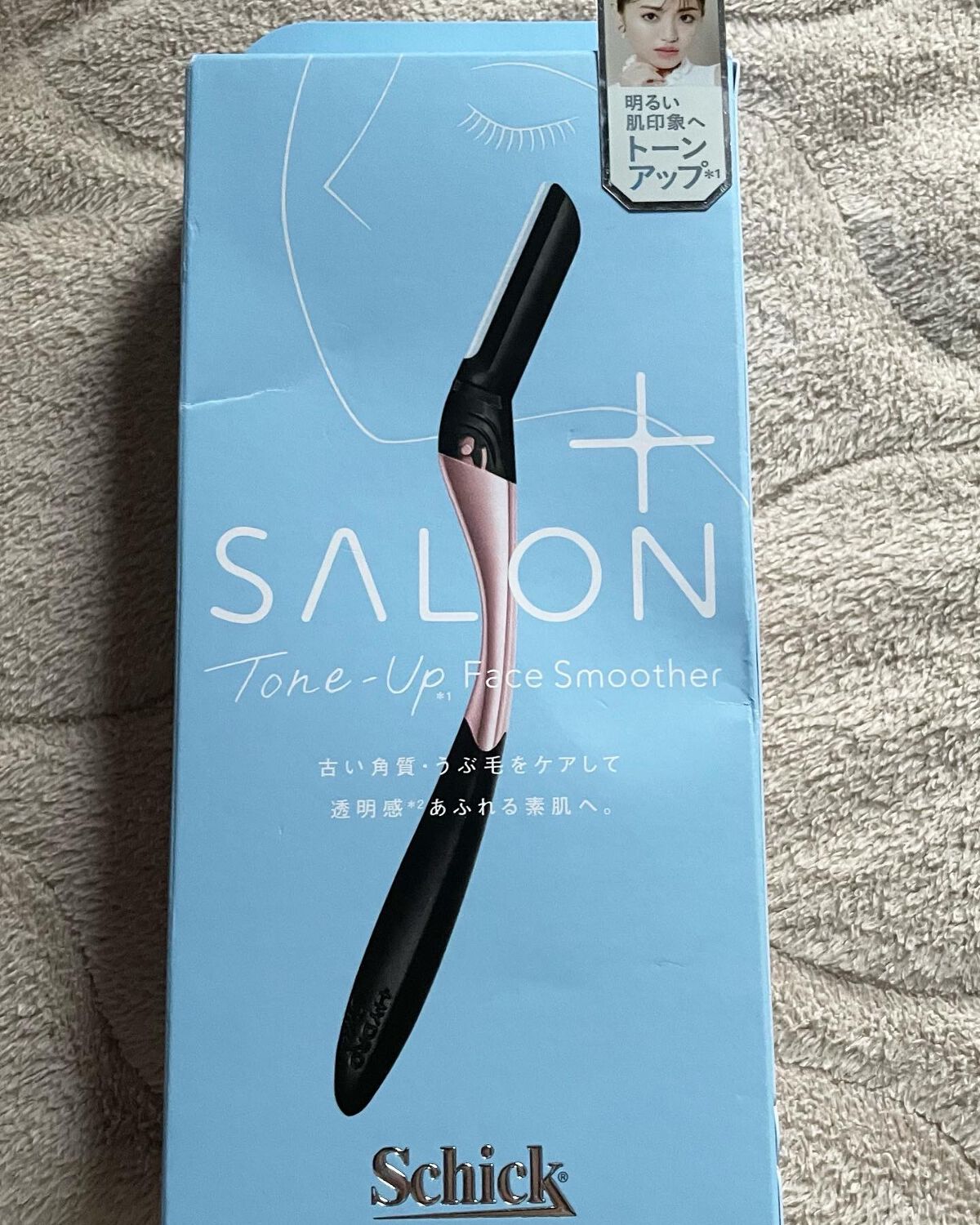 サロンプラス トーンアップ フェイススムーサー ホルダー（刃付き）/サロンプラス/シェーバーを使ったクチコミ（1枚目）