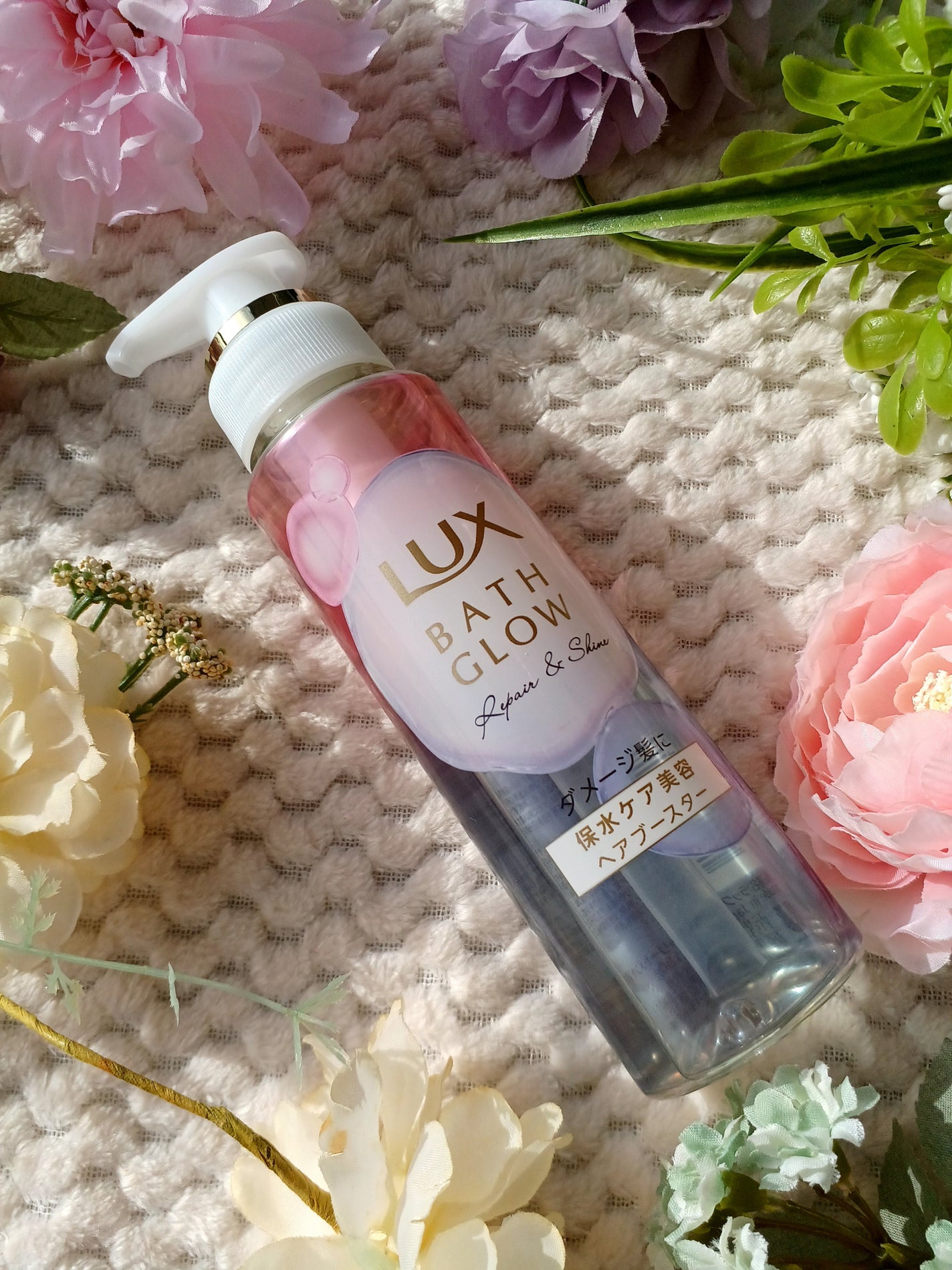 バスグロウ リペア&シャイン シャンプー/トリートメント/LUX/シャンプー・コンディショナーを使ったクチコミ(2枚目)