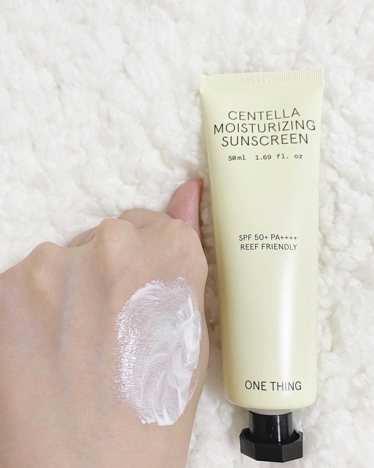 ツボクサ日焼け止め/ONE THING/日焼け止めクリームを使ったクチコミ（3枚目）