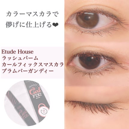 ラッシュパーム カールフィックスマスカラ/ETUDE/マスカラを使ったクチコミ(1枚目)