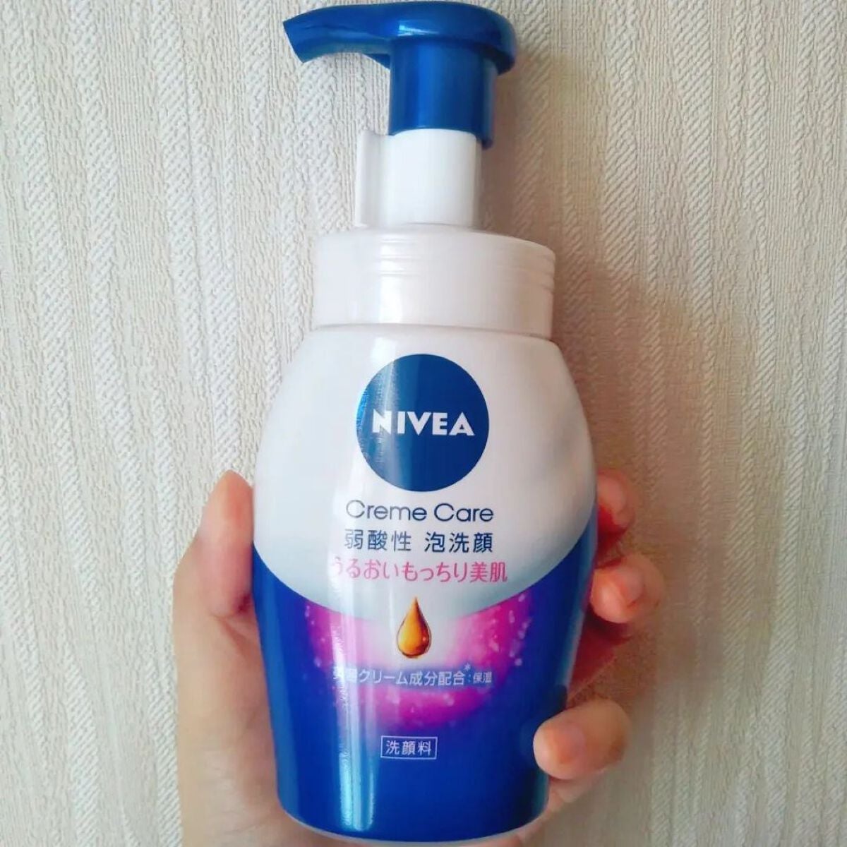 ニベア クリアビューティー弱酸性泡洗顔 もっちり美肌/ニベア/泡洗顔を使ったクチコミ(1枚目)