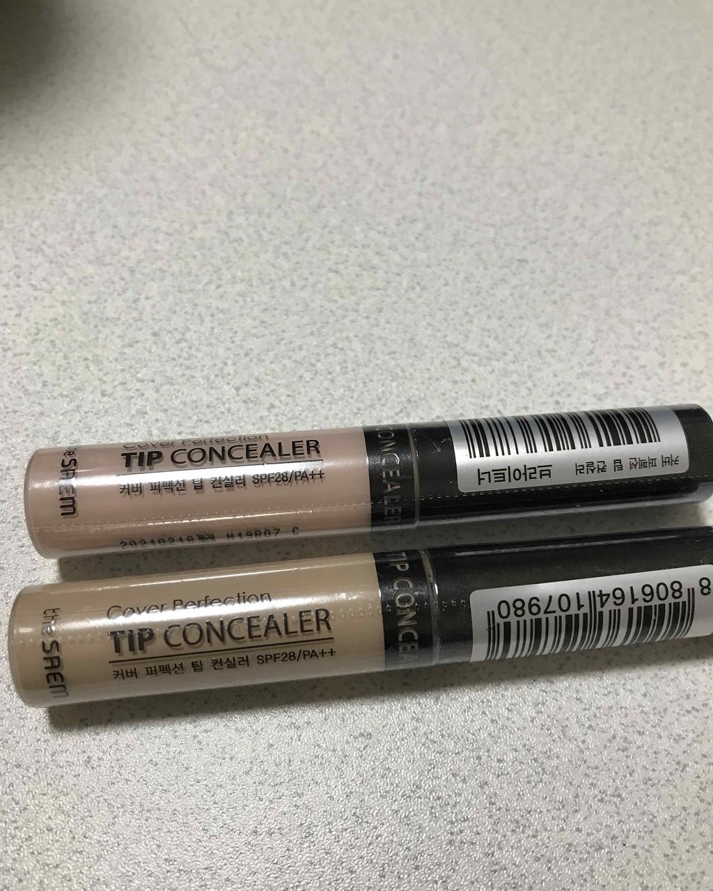 カバーパーフェクション チップコンシーラー/the SAEM/リキッドコンシーラーを使ったクチコミ(1枚目)