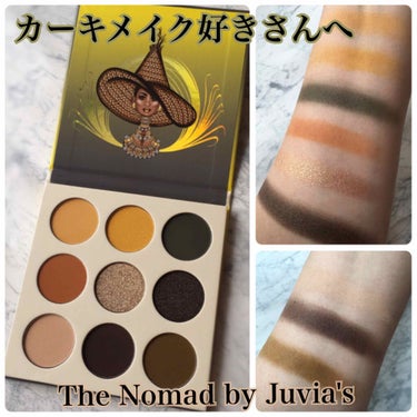 Juvia's Place The Nomad Eyeshadow Paletteのクチコミ「Juvia's PlaceのThe Nomadパレット、スウォッチ編です。

☝️カーキメイク.....」（1枚目）