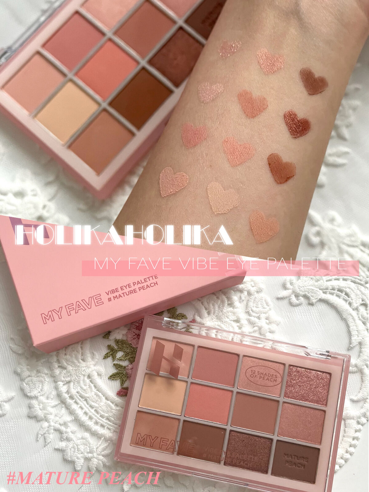 マイフェイブバイブアイパレット/HOLIKA HOLIKA/アイシャドウパレットを使ったクチコミ（1枚目）