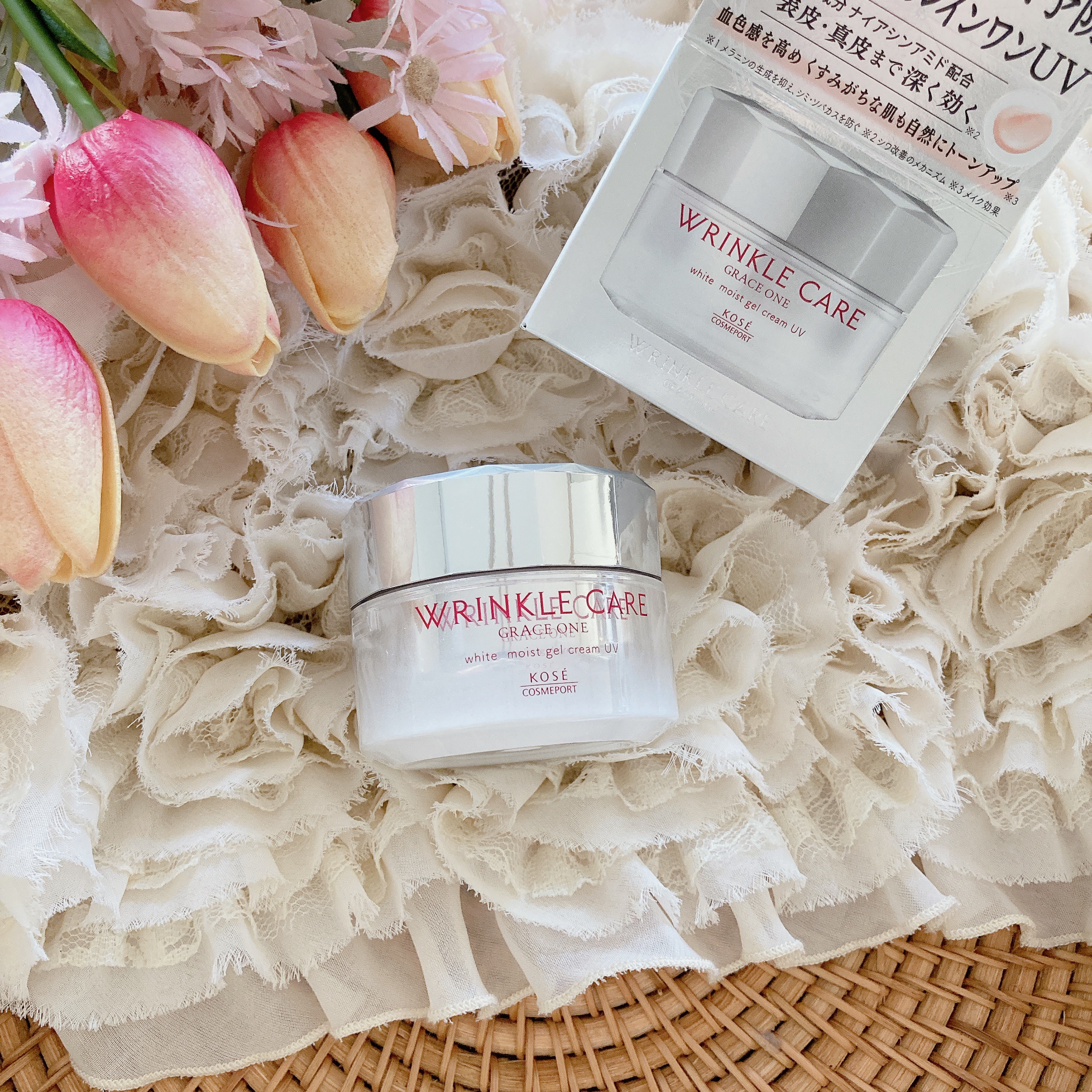 リンクルケア ホワイト モイストジェルクリーム UV/グレイスワン/オールインワン化粧品を使ったクチコミ（1枚目）
