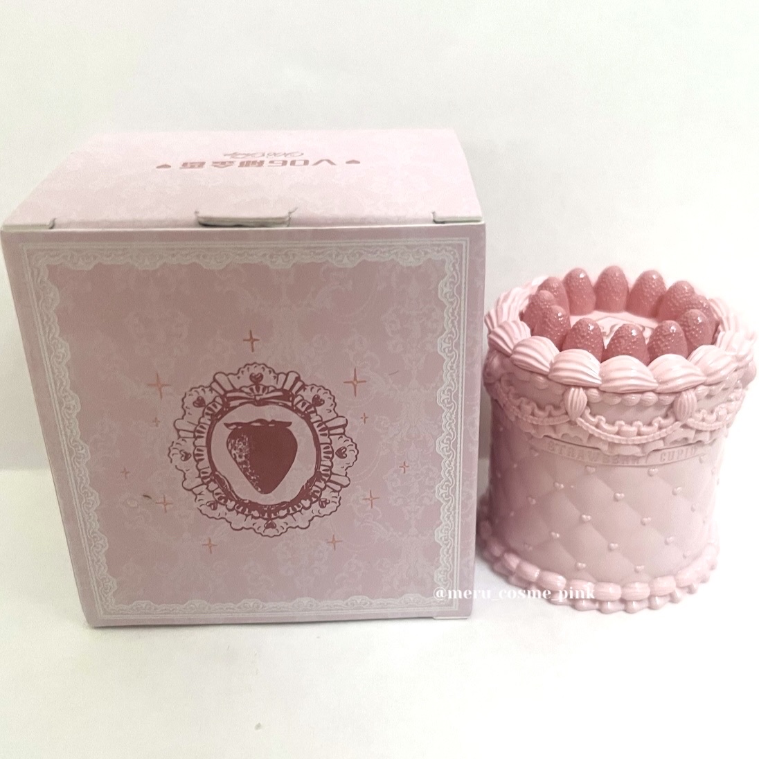 ストロベリーキューピッドコレクション ケーキリップクリーム/FlowerKnows/口紅を使ったクチコミ（3枚目）