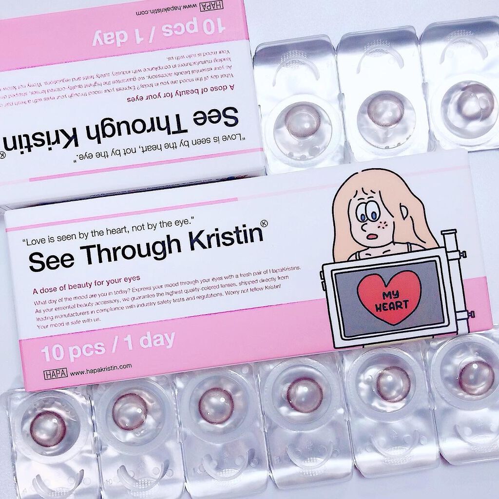 See Through Kristin/Hapa kristin/カラーコンタクトレンズを使ったクチコミ(1枚目)