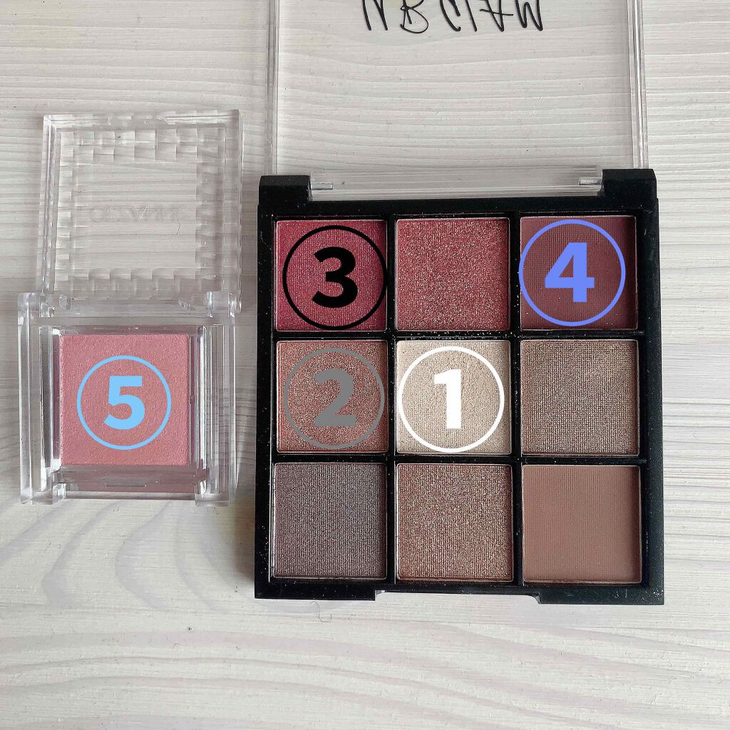 シングルカラーアイシャドウ/CEZANNE/単色アイシャドウを使ったクチコミ(3枚目)