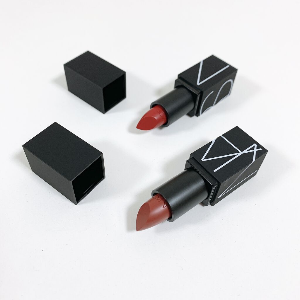 ミニリップスティックデュオ/NARS/口紅を使ったクチコミ（3枚目）