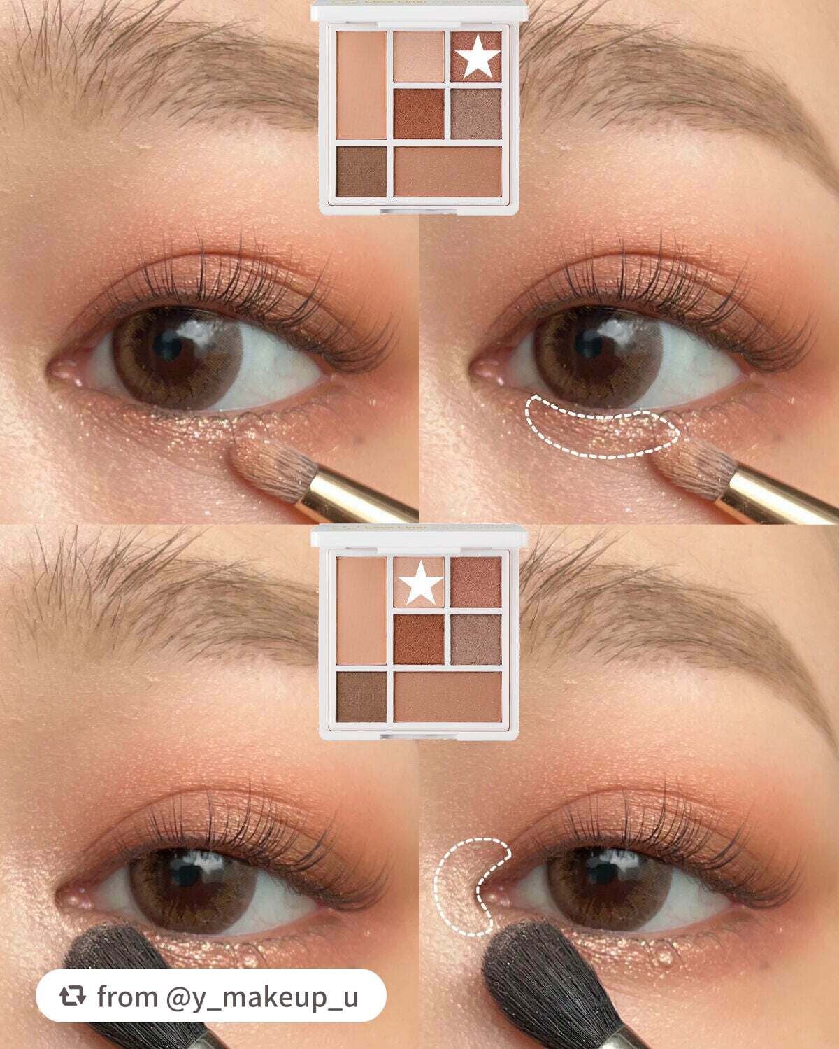 ラブ・ライナー アイカラーパレット ロマンティックブルームコレクション<アイシャドウ>/ラブ・ライナー/アイシャドウパレットを使ったクチコミ(6枚目)