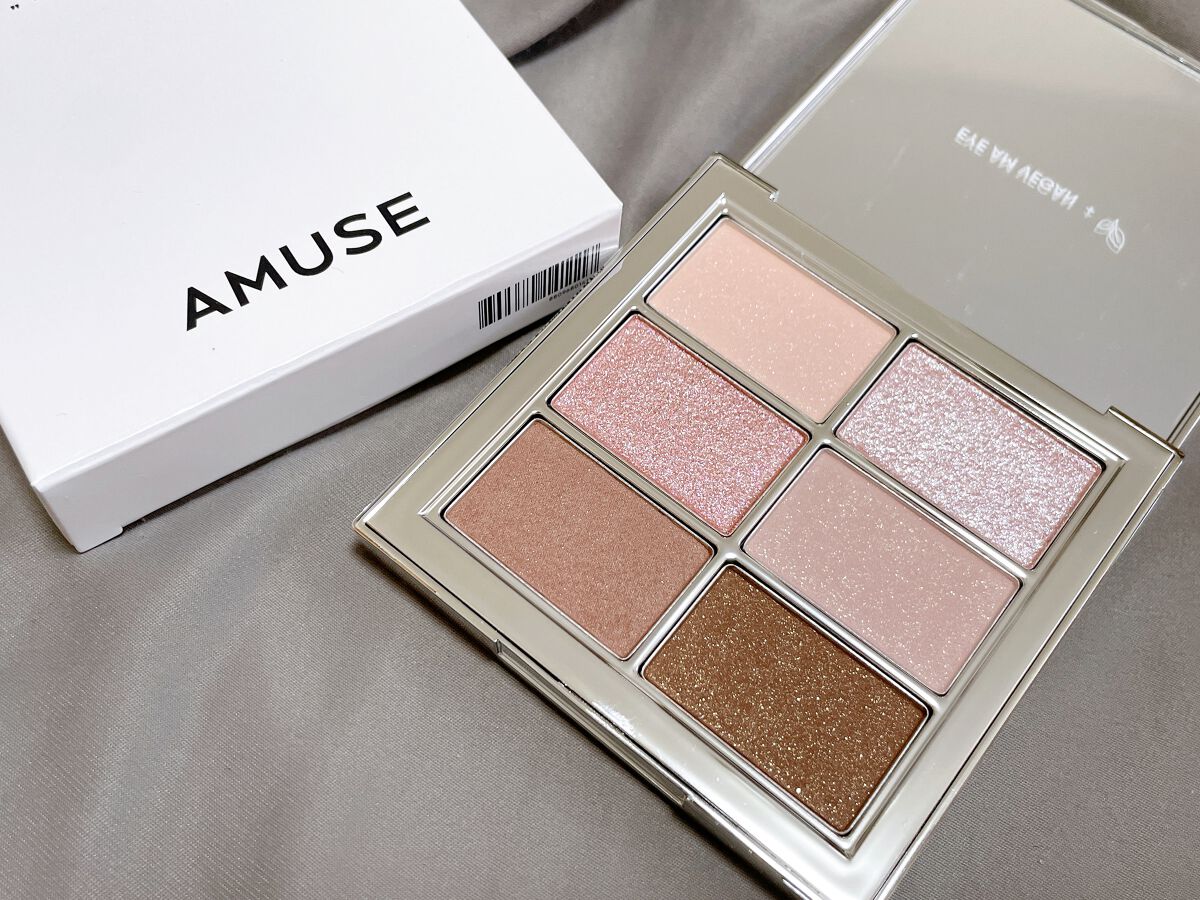アイ ヴィーガン シアーパレット/AMUSE/アイシャドウパレットを使ったクチコミ（2枚目）