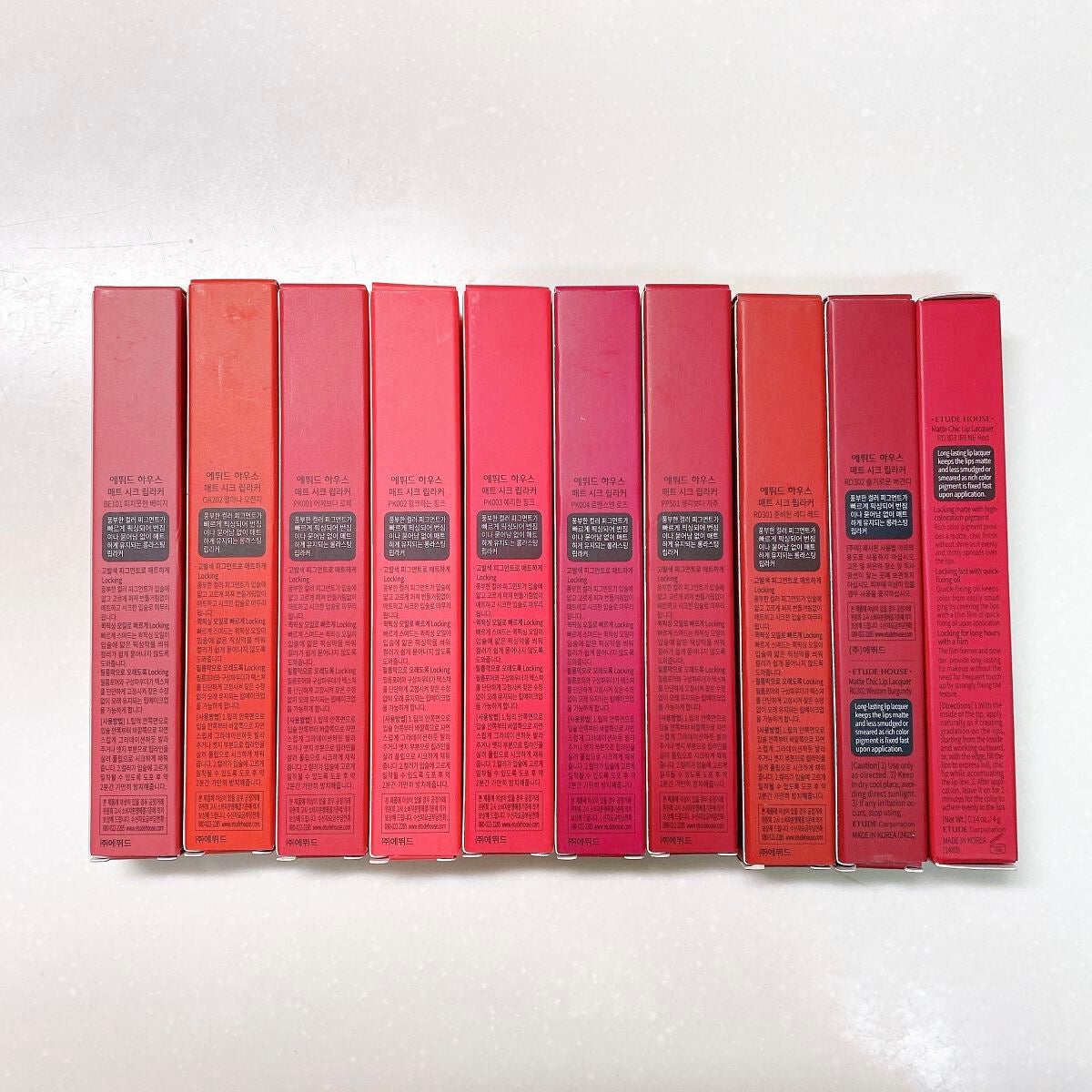 マットシックリップラッカー/ETUDE/口紅を使ったクチコミ(5枚目)