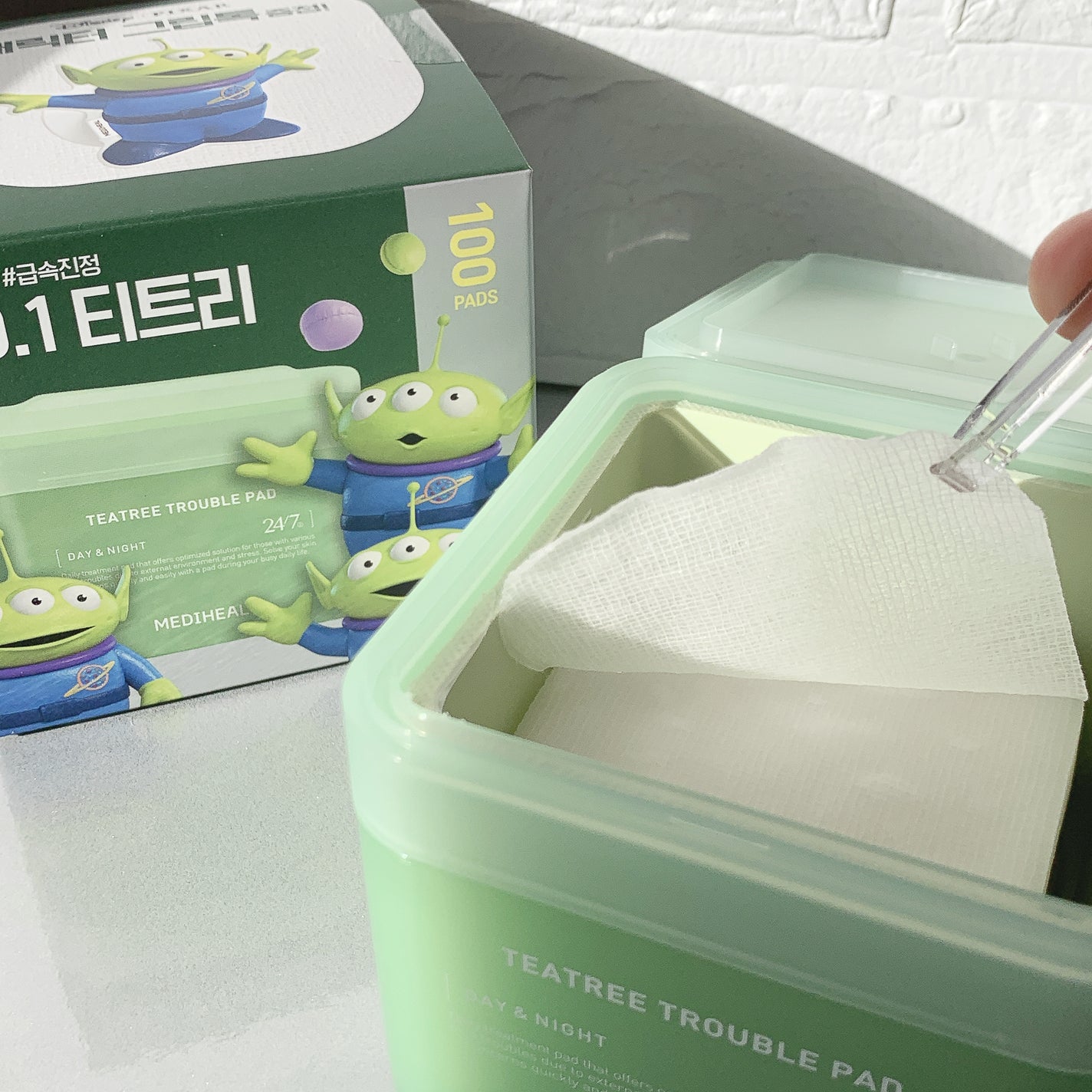 ティーツリー トラブルパッド/MEDIHEAL/トナーパッドを使ったクチコミ(2枚目)