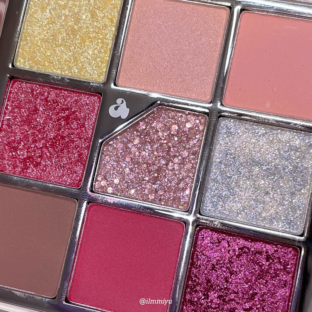 グリッターペディアアイパレット/unleashia/アイシャドウパレットを使ったクチコミ(1枚目)