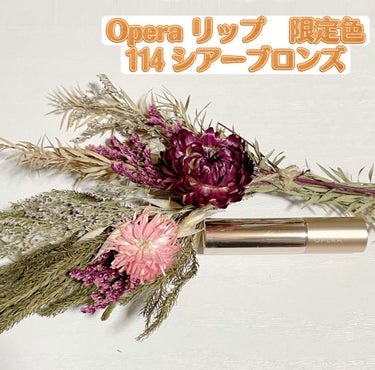 オペラ リップティント N 114 シアーブロンズ（限定色）/OPERA/口紅を使ったクチコミ（1枚目）