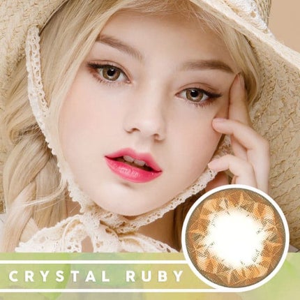 CRYSTAL RUBY/lucky-icon/カラーコンタクトレンズを使ったクチコミ(3枚目)