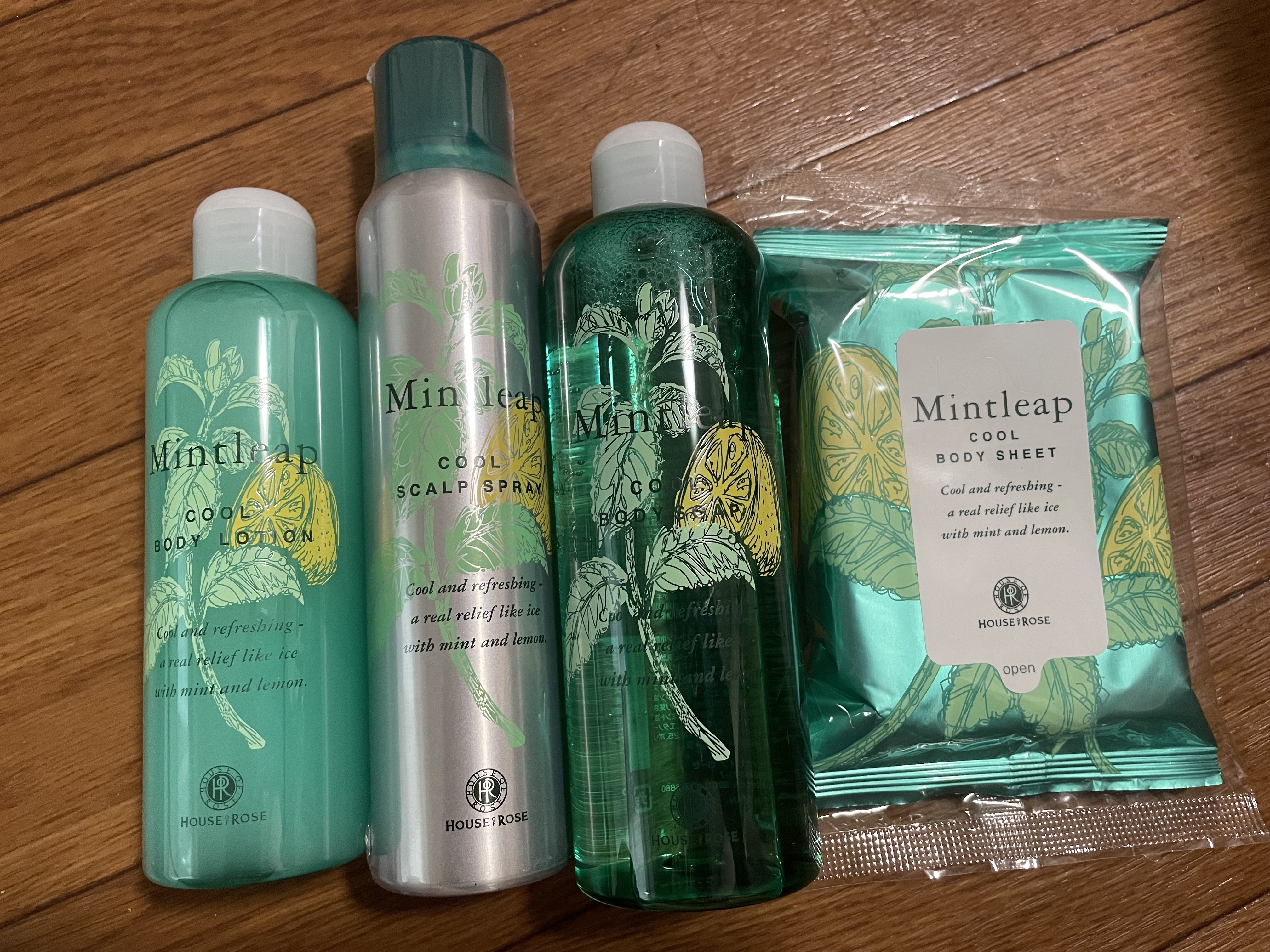 ミントリープ クール ボディローション/ハウス オブ ローゼ/ボディローションを使ったクチコミ（1枚目）