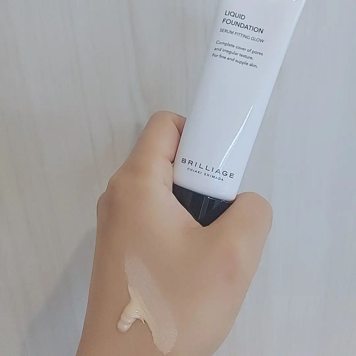 リキッドファンデーション セラム フィッティング グロウ/ブリリアージュ/リキッドファンデーションを使ったクチコミ(4枚目)