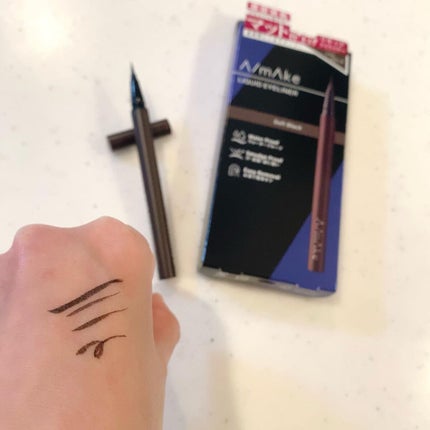 エーメイク マットリキッドアイライナー /A/mAke/リキッドアイライナーを使ったクチコミ(5枚目)