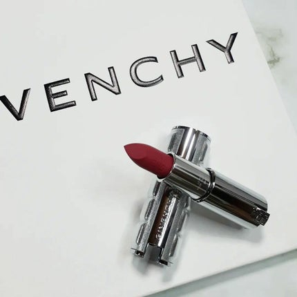 ルージュ・ジバンシイ・シアー・ベルベット ルージュ・ジバンシイ・シアー・ベルベット(ホリデー コレクション 2022)/GIVENCHY/口紅を使ったクチコミ(3枚目)