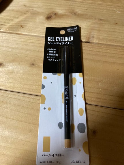 UR GLAM GEL EYELINER/U R GLAM/ジェルアイライナーを使ったクチコミ(1枚目)