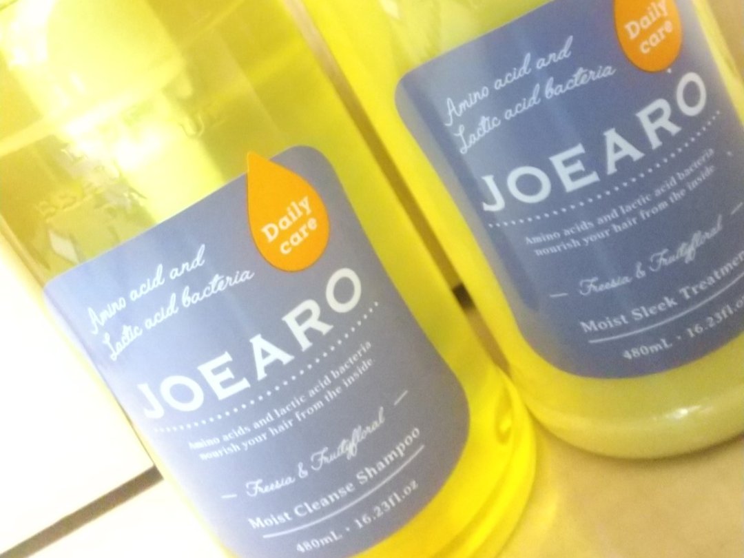 モイストクレンズシャンプー／モイストスリークトリートメント シャンプー 480ml /JOEARO/市販シャンプーを使ったクチコミ（1枚目）