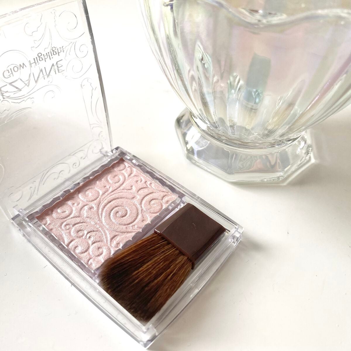 パールグロウハイライト/CEZANNE/パウダーハイライトを使ったクチコミ(1枚目)