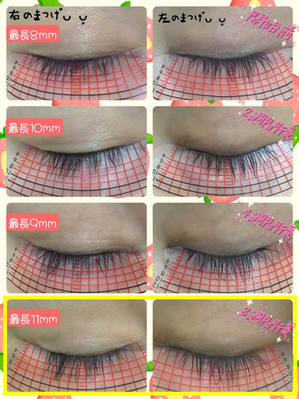 アイラッシュセラム100EX/COSNORI/まつげ美容液を使ったクチコミ(2枚目)