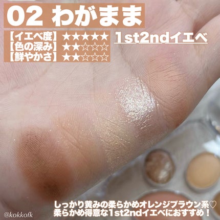 ミャオパウズアイシャドウパレット/MilleFée/アイシャドウパレットを使ったクチコミ(5枚目)