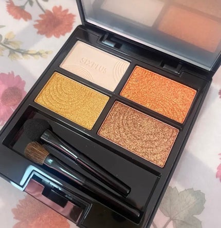 SIXPLUS 4色アイシャドウ/SIXPLUS/アイシャドウパレットを使ったクチコミ(1枚目)