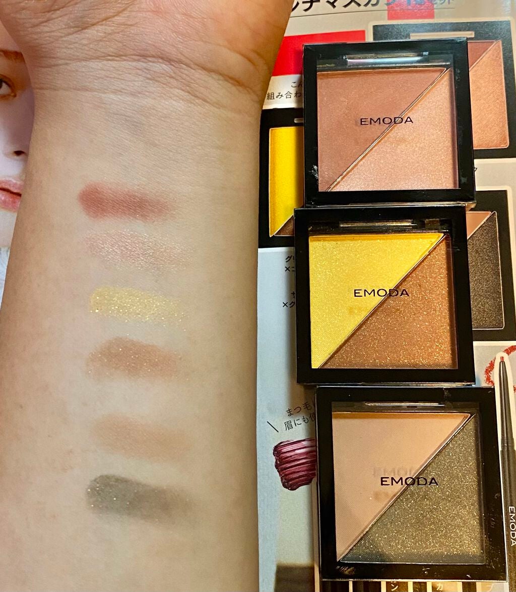 Kimipuku on LIPS 「雑誌JELLYの付録がすごい!?アイシャドウ3種類、アイライナ..」(5枚目)