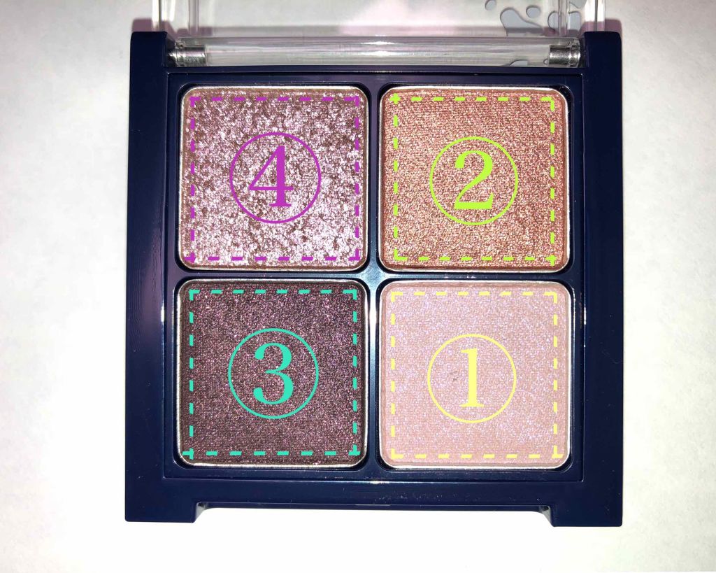 ブレンドフォーアイズ (限定デザイン)/ETUDE/アイシャドウパレットを使ったクチコミ(3枚目)
