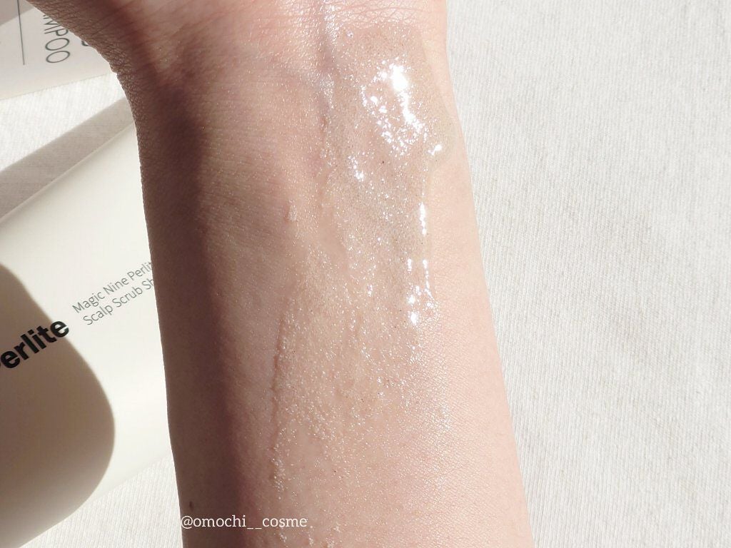 Magic Nine Perlite Scalp Scrub Shampoo/NINELESS/市販シャンプーを使ったクチコミ(6枚目)