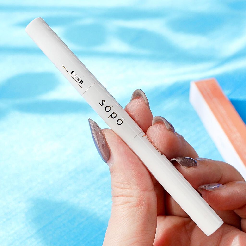 パウダー&ライナー/sopo/スティックアイシャドウを使ったクチコミ(4枚目)