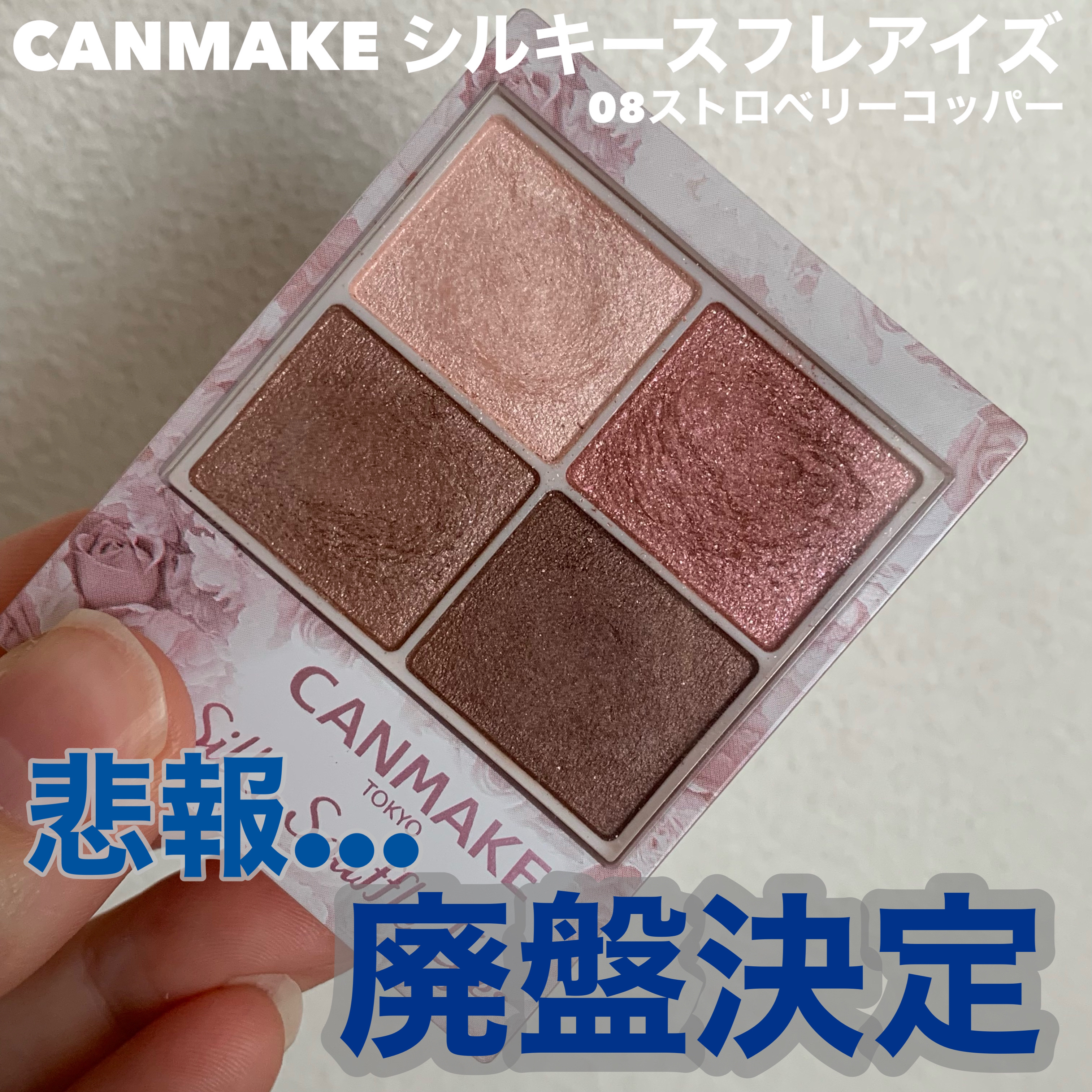 シルキースフレアイズ/キャンメイク/アイシャドウパレットを使ったクチコミ（1枚目）