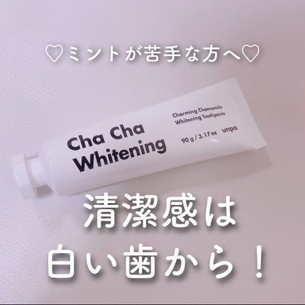 Cha Cha Whitening/chacha/歯磨き粉を使ったクチコミ(1枚目)
