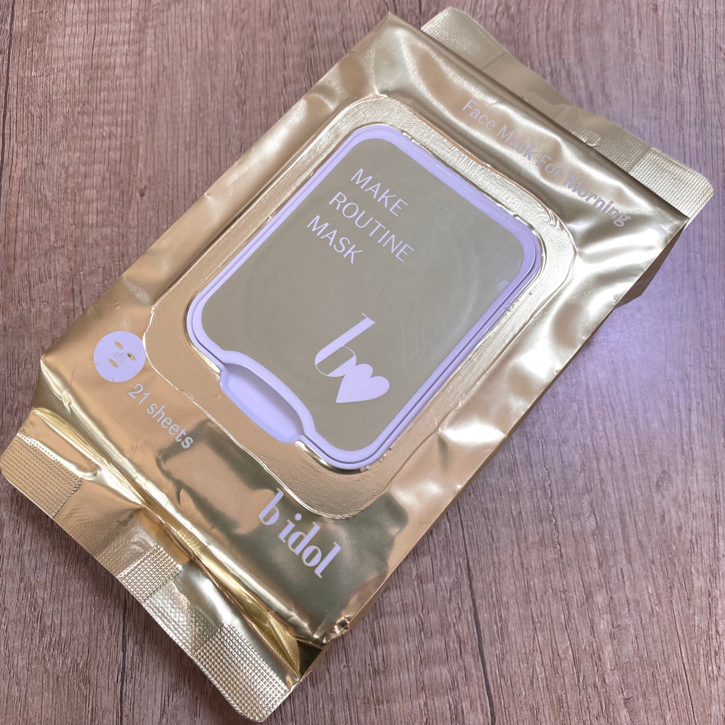 メイクルーティンマスクR/b idol/シートマスク・パックを使ったクチコミ(1枚目)