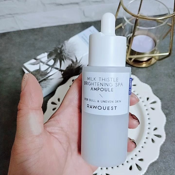 ミルクシスルブライトニングスパ アンプル/RAWQUEST/美容液を使ったクチコミ（2枚目）