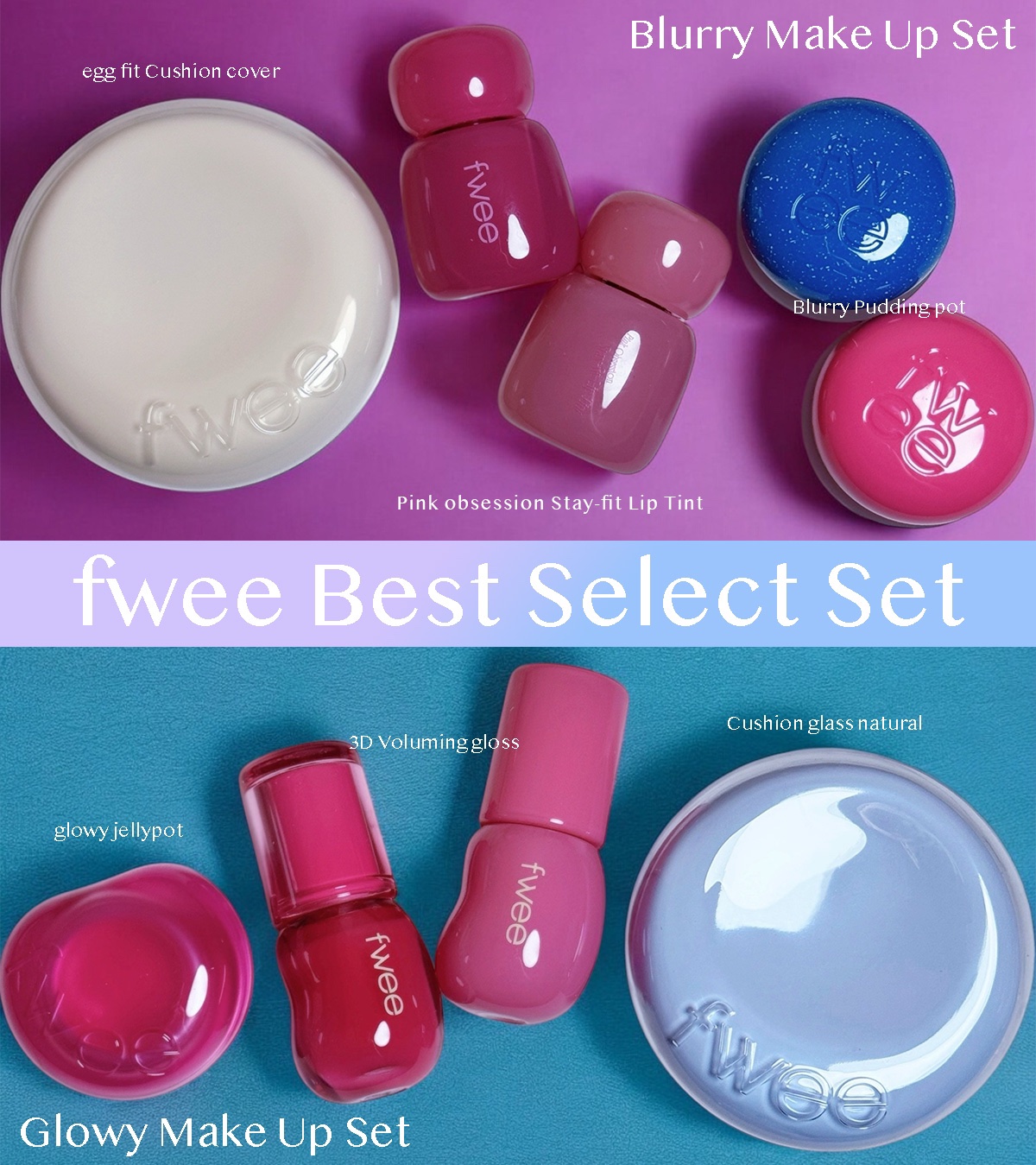 リップアンドチーク ブラーリープリンポット/fwee/口紅を使ったクチコミ（1枚目）